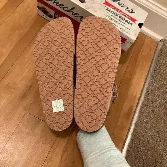 NWT Pink Skechers Arch Comfort with Luxe Foam Sandals - Picture 5 of 7